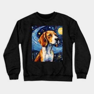 Beagle Painting Crewneck Sweatshirt